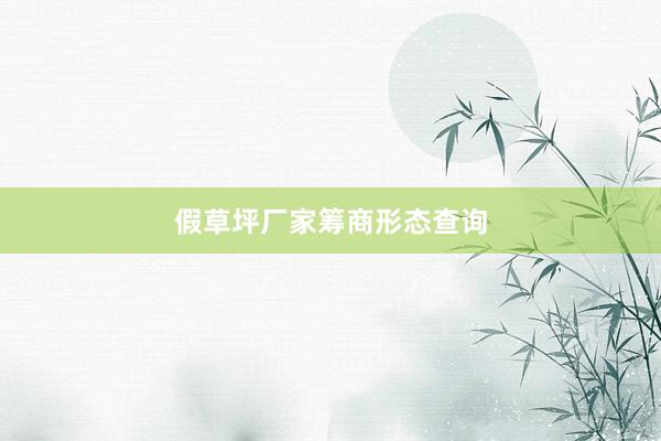 假草坪厂家筹商形态查询